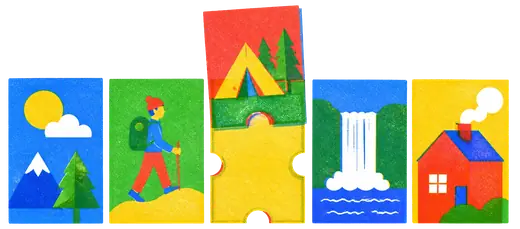One page assembled from separate framed panels that each clip in and out, one panel lifted out to show the socket beneath.