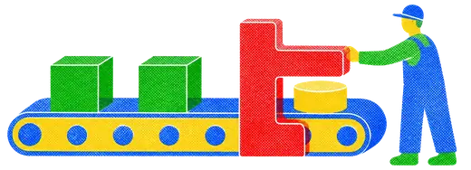 A shaped gate stopping a mismatched block before the belt has started moving.