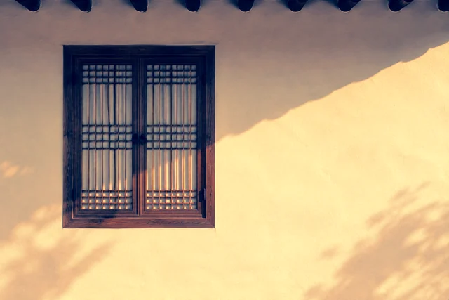hanok-window.jpg, Teal & Orange