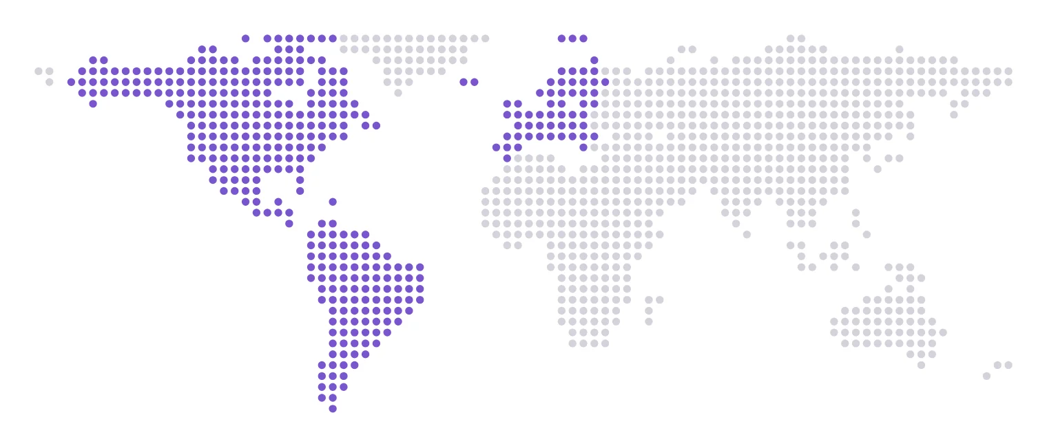 Close-up from the DRS demo: Americas, Europe